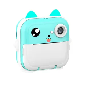 <span class=keywords><strong>Mini</strong></span> HD 720p Kinder Instant Print <span class=keywords><strong>Camera</strong></span> Thermische Afdruk 2.44" Scherm 90° Groothoek MP3 Foto Functie ABS Materiaal MicroSD - Product Image 2