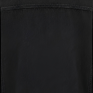 Chaqueta de mezclilla de punto negra lavada para hombre, estilo oversize, de algodón, con cuello vuelto y botones frontales, para primavera, estilo urbano. - Product Image 4