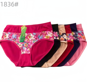 กางเกงในแบบสวมด้านในของผู้หญิงขนาดใหญ่พิเศษเอวกลางมีความยืดหยุ่นและอ่อนนุ่มเพื่อความสบายมากขึ้นสำหรับฤดูร้อน - Product Image 5