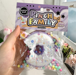 Customized TPR Simulation <b>Ring</b> Shaped Donut Squishy Toys Handmade Anxiety Relief Sensory Toys Slow Rising Novelty Girls Silicone - Product Image 4