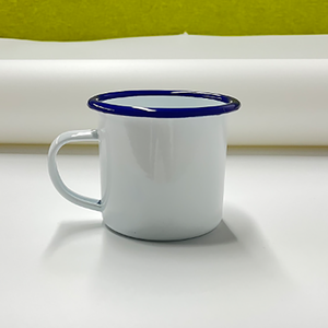 Ngoài trời cắm trại dã ngoại men cốc tùy chỉnh in 5/8/12/16/oz Pantone màu Cam MEN tin cốc cà phê 350ml enamelware Mug - Product Image 6