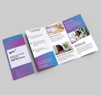 Impression de brochures personnalisées, couleur intégrale, papier couché de haute qualité, impression numérique, plastification mate/brillante, logo personnalisé, plusieurs formats