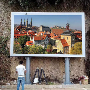 Pantalla LED fija para exteriores Pantalla LED grande Pantalla LED para ventana de bienes raíces - Product Image 2