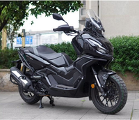 Nouveau pour ADV350 : Ensemble complet de barres de protection avant et arrière en acier carbone épais, anti-chute, avec supports de phares et protection moteur.