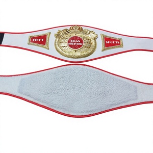 Ceintures de championnat de boxe, plaques métalliques, sangle en cuir, ceinture de championnat de boxe international, logo personnalisé, taille adulte. - Product Image 1