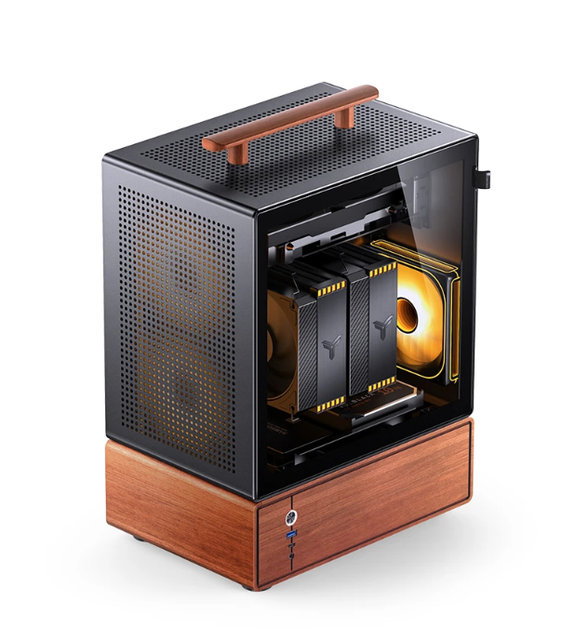 T7 Gaming Desktop PC Case High Quality Black Aluminium and Plastic with Fan Cooler for PC Computer