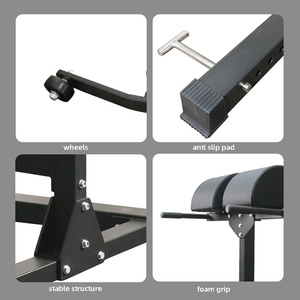 MKAS Gym Commercial Glute Ham Developer <span class=keywords><strong>GHD</strong></span> Reverse Hyper Extension Nordic Issues <span class=keywords><strong>Curl</strong></span> Bench Machine Glute Ham Developer - Product Image 6