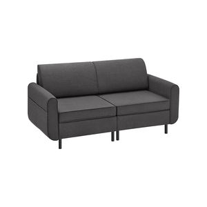 Canapé modulaire en forme de I <span class=keywords><strong>SONGMICS</strong></span> <span class=keywords><strong>HOME</strong></span>, 2 places, moderne, pour salon, appartement, hôtel - Product Image 6