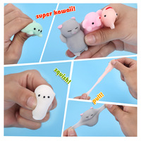 MOCHI Baril en plastique souple avec 24 petits squishies en forme de boulette - Jouet anti-stress mignon pour enfants de 5 ans et plus, unisexe