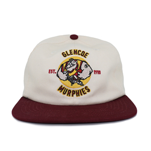 Casquettes de baseball décontractées en coton délavé vintage à 6 panneaux, avec logo brodé personnalisé, en sergé bicolore - Product Image 1