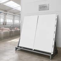 Panneau mural et de plafond en PVC à emboîtement, imperméable et résistant aux chocs, en vinyle, pour lavage de voitures et entrepôts