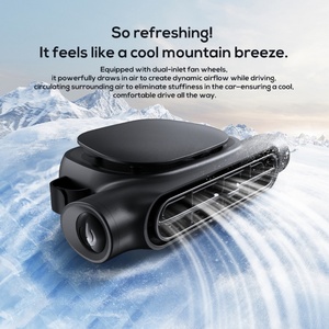 Ventilador de Asiento de Coche Recargable USB Portátil Pluska CF07, Ventilador de Reposacabezas de Coche Universal sin Aspas, Ventilador de Asiento Trasero de Coche - Product Image 2