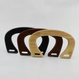 Nolvo World 3 Warna Handle Gagang Tas Kayu, Grosir Tas Tangan Quilting Bingkai Kayu