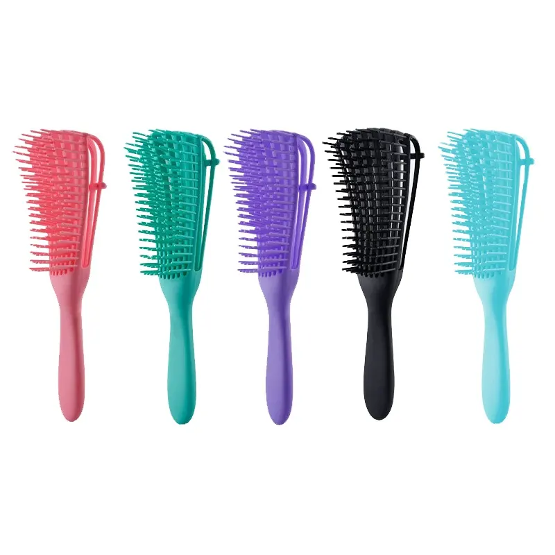 Factory Direct Sales Professional Barber Special Ribs Modeling Hair curly detangling brush