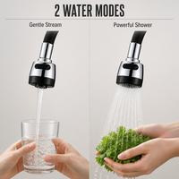 Robinet de cuisine chaud et froid, fonction de pulvérisation à double mode rotative à 360 degrés, prix fabricant de robinets en gros