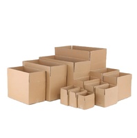 Boîte carrée en papier kraft écologique avec logo personnalisé, antichoc, faible MOQ, sac d'expédition à bulles, taille personnalisée en gros, n°222