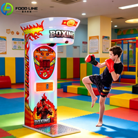 Matériel de divertissement compact pour les salles d'arcade et les espaces de jeu intérieurs restreints – Machine de boxe