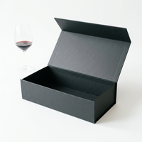 Collection de boîtes à vin en carton avec coffret cadeau et emballage personnalisé pour présentoir de bouteilles en magasin, insert durable