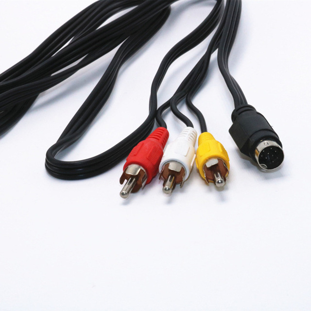 Set-top box universal video cable cable AV cable one minute three nine pin S terminal to 3RCA Lotus
