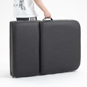 Vente directe d'usine, lit de <span class=keywords><strong>massage</strong></span> pliable portable de style moderne à 3 sections - Jambes réglables et éponge haute densité, <span class=keywords><strong>salon</strong></span> de beauté - Product Image 2