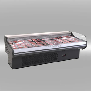 Réfrigérateur de charcuterie numérique refroidi par air commercial Réfrigérateur de boucher à affichage de viande et de poisson frais à température unique pour les magasins - Product Image 6