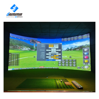 Système de projection intérieur pour simulateur de golf JAMMA JM-AR-GF03 AR avec double caméra haute vitesse, moniteur 1280x720, plus de 100 simulateurs