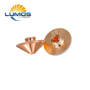 Buse de découpe laser à fibre prête à être expédiée Raytools Precitec <span class=keywords><strong>Cuivre</strong></span> 0.8-7.0mm Simple Double Couche Chromée Pièces de machine de découpe - Product Image 1