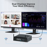 Mini PC Industrial sin Ventilador Intel Core I3-10110U 4*USB2.0 4*USB3.0 Doble Gigabit LAN RS232 COM 2*HD DDR4 Compatible con 64GB
