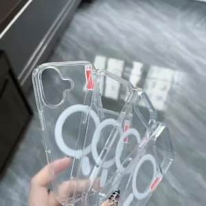 <span class=keywords><strong>Coque</strong></span> de téléphone magnétique <span class=keywords><strong>transparente</strong></span> antichoc en TPU pour <span class=keywords><strong>iPhone</strong></span> 17 Pro, compatible avec <span class=keywords><strong>iPhone</strong></span> 11, <span class=keywords><strong>12</strong></span>, 13, 14, 15, 16, 17 Pro Max - Product Image 4