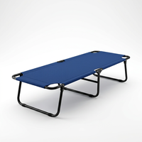 Chaise pliante portable en tissu Oxford 600D légère avec structure en acier à 3 pieds pour extérieur, hôtel, école
