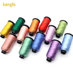 boho Manufacturer Wholesale Thousand Color 100% Viscose Rayon Embroidery Thread Rich Color Machine silk thread Embroidery Thread
