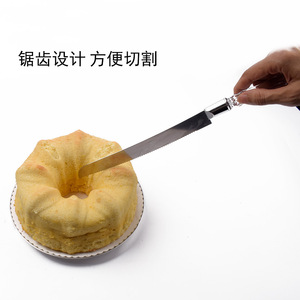 Ensemble de couteaux à pizza en acier inoxydable avec manche en cristal transparent, spatule à roulettes et couteau à pain pour la pâtisserie et la découpe de pizzas - Product Image 5