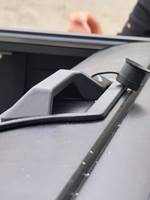 Couverture de benne de camionnette rétractable manuelle en alliage d'aluminium, antivol, pour Radar RD6 Isuzu D-MAX Hilux