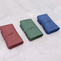 Sac de rangement pour câbles, organiseur de voyage pour cordons, étui enrouleur en cuir PU, pochette de rangement pour câbles