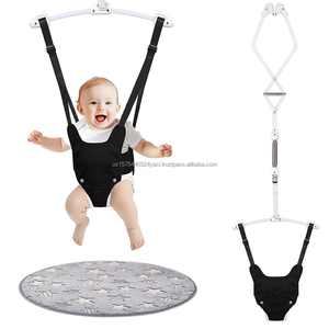 Portable Baby Jumper Indoor Outdoor <b>Exercise</b> Saddle Seat Doorway Baby Jumper Bouncer and <b>Walker</b> Adjustable for Infant Toddler - Product Image 3