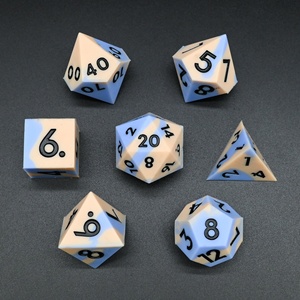 Board Game <strong>Colored</strong> Multiside Polyhedral Food Grade Silicone <strong>Dice</strong> <strong>Set</strong> for Dungeons and Dragons - Product Image 4