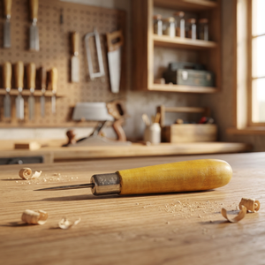 Aguja de punta fina con mango de madera para bisutería, manualidades con cuentas, enhebrado, nudos, tallado en cera, herramienta artesanal | GS105 - Product Image 2