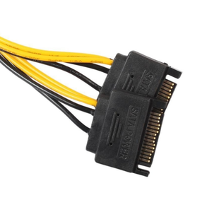 Terlaris Kabel Daya Kartu Video 15 Pin SATA Male Ke PCIe 8 Pin 20CM - Product Image 4
