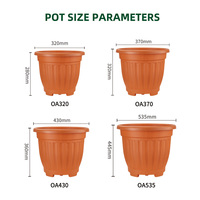 Pot Bunga PP Putih Berkualitas Tinggi, Ringan, Tahan Lama, Gaya Eropa Kontemporer, Dilengkapi Lubang Drainase, Untuk Penggunaan di Taman dan Dalam Ruangan