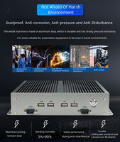 VINCANWO BPC-101 Mini industri PC dengan Intel Chipset Quad-Core J1900 4GB RAM 64GB SSD tanpa kipas WIFI konektivitas digunakan dengan HDD