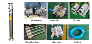 <span class=keywords><strong>Torre</strong></span> de <span class=keywords><strong>Vigilancia</strong></span> con Mástil Telescópico Neumático Montado en Remolque de 8 m - Product Image 4