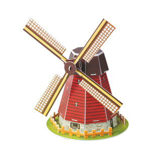 <span class=keywords><strong>Moulin</strong></span> à <span class=keywords><strong>vent</strong></span> DIY en mousse, modèle de chantier du monde, pour enfants, - Product Image 2
