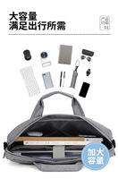 Sac pour ordinateur portable pour hommes d'affaires en gros, sac de loisirs pour le bureau, sac étanche pour étudiants, sac pour documents, sacoche
