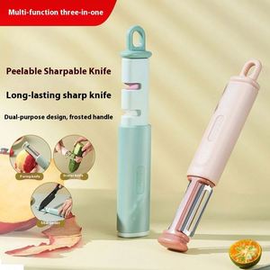 Three-in-One Ceramic Kitchen Gadgets Portable <b>Knife</b> <b>Sharpener</b> Peeler Shredder for Multi-Use Wholesale - Product Image 5