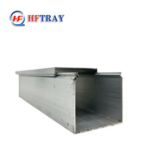 Systèmes de gouttières à câbles en acier galvanisé à chaud non perforés de type à fente pour la pose de câbles industriels, résistants à la corrosion, solides - Product Image 1