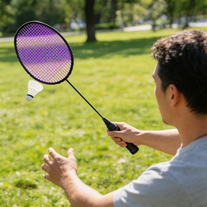 Raquette de badminton en carbone tressé intégral, durable pour joueur professionnel, avec boîte de rangement – Offre spéciale - Product Image 3