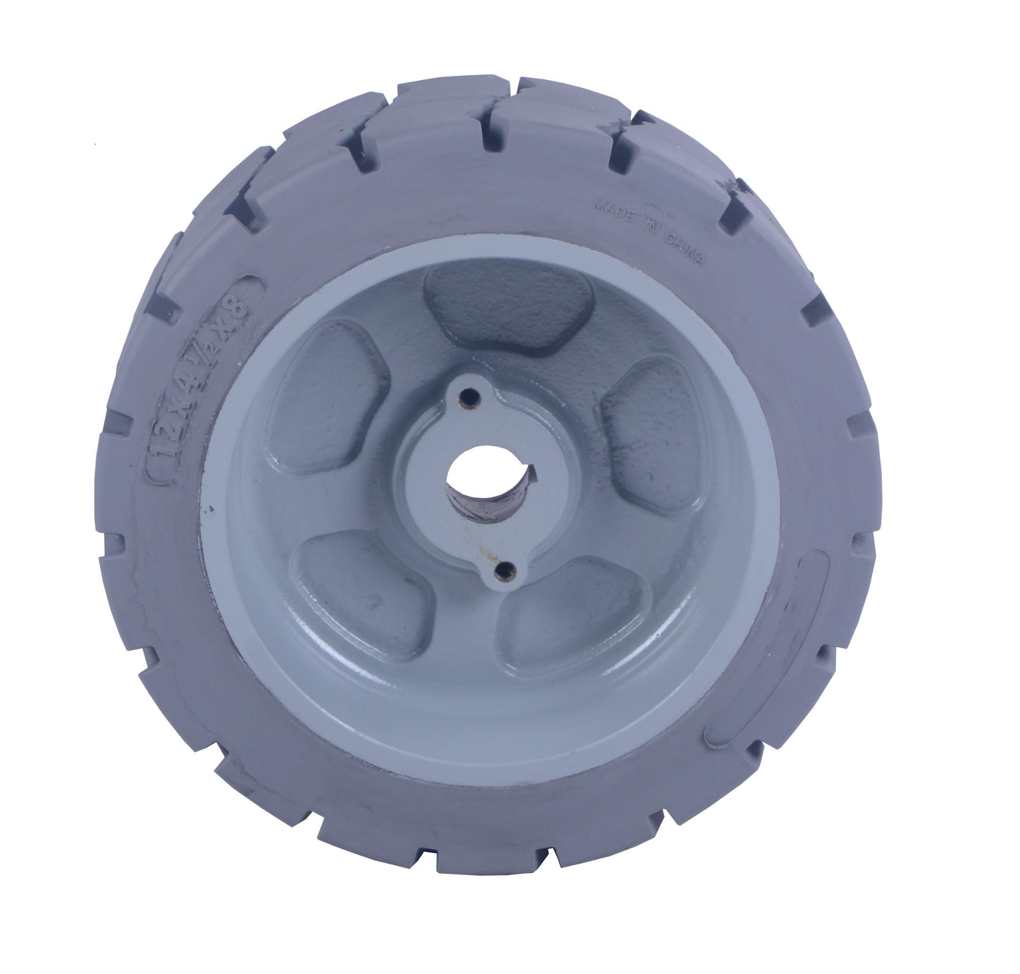 12X4.5 12x4.5x8 Mould on Solid Tires for Genie 105122 Scissor Lift GS 1530 1532 1930 1932