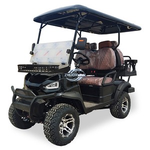 Carrito de Golf Eléctrico Ligero de Alta Calidad, Color y Logotipo Personalizables, Buggy de Baja Velocidad para Playa, Club de Golf y Jardín - Product Image 4