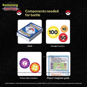 PTCG Chinois Simplifié Premium Pokémon Épée et Bouclier Deck Pré-constitué 100 Cartes Happy Deck Brave Charm Star <span class=keywords><strong>V</strong></span> - Product Image 4