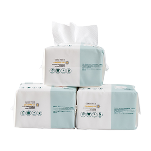 Custom Logo Pack Private Label Disposable Hypoallergenic Antimicrobial Cotton <strong>Facial</strong> <strong>Towels</strong> Nonwoven Wet OEKO-TEX Certified - Product Image 1